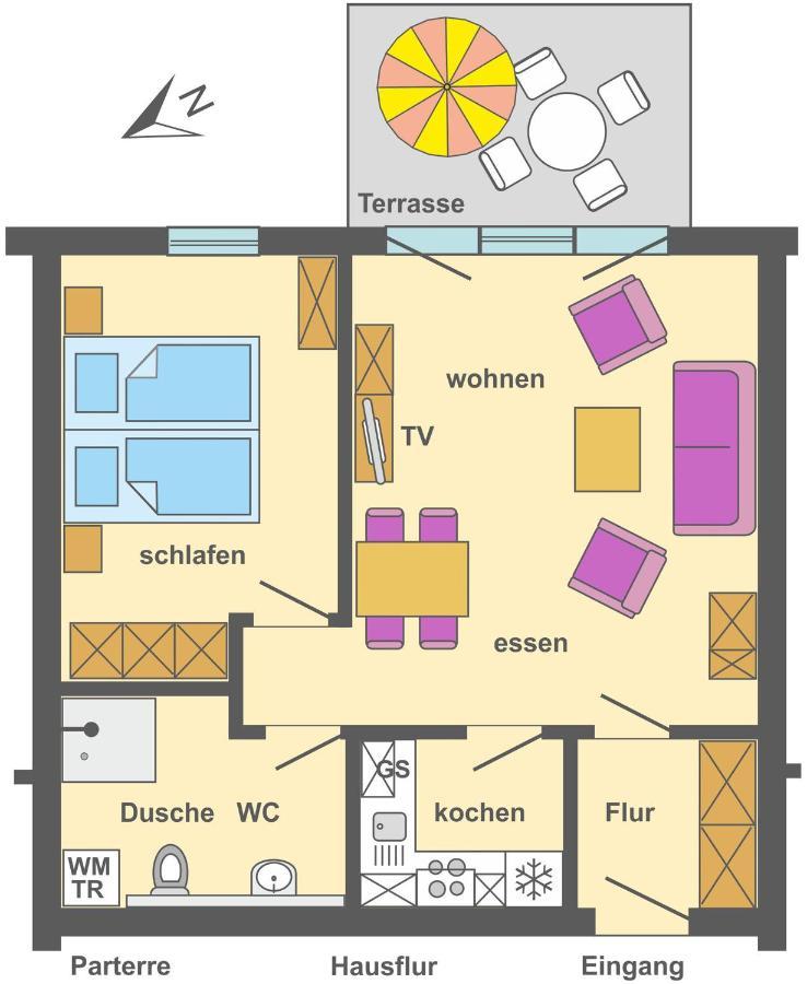 Ferienpark Freesenbruch Wohnung 4 2 - Ostseeperle Zingst Exterior photo
